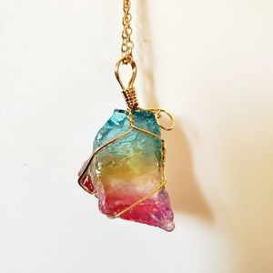 NEW Natural rock necklace